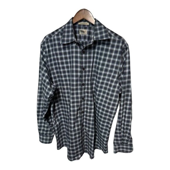 L.L. Bean Multicolor Plaid Button Front Shirt Size Large - Picture 1 of 6